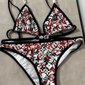 Louis Vuitton 2 piece bikini pant and bra size 36